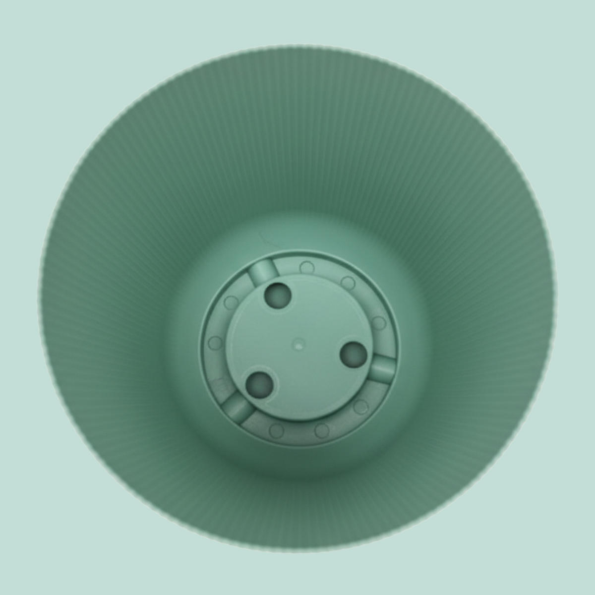 2XBLUMENTOPF - Grün, Kunststoff (20cm) - Relaxdays