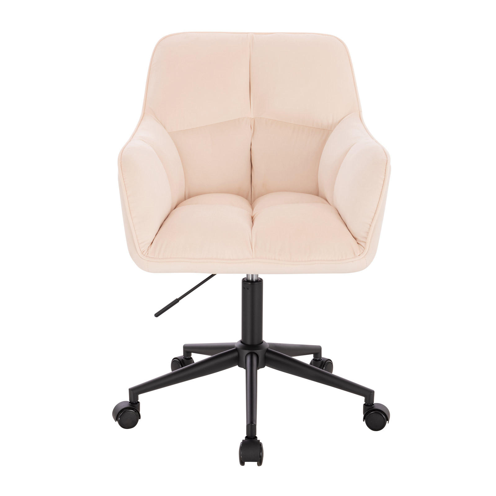 SCHREIBTISCHSTUHL JERRY mit Armlehnen - Creme, Textil (59/86/59cm) - SVITA