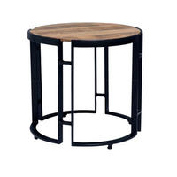 COUCHTISCH Nadine Mangoholz Durchmesser 50 cm Natur - Naturfarben, Holz (50/50/45cm)