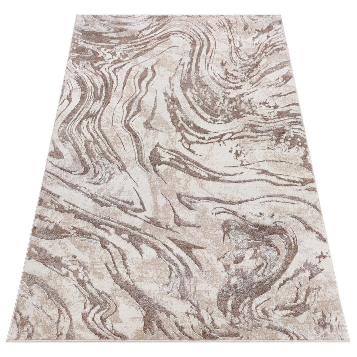 KOBEREC béžový hnedý krémový - 80 x 150 cm - svetlohnedá/krémová, textil (80/150cm) - Mazovia