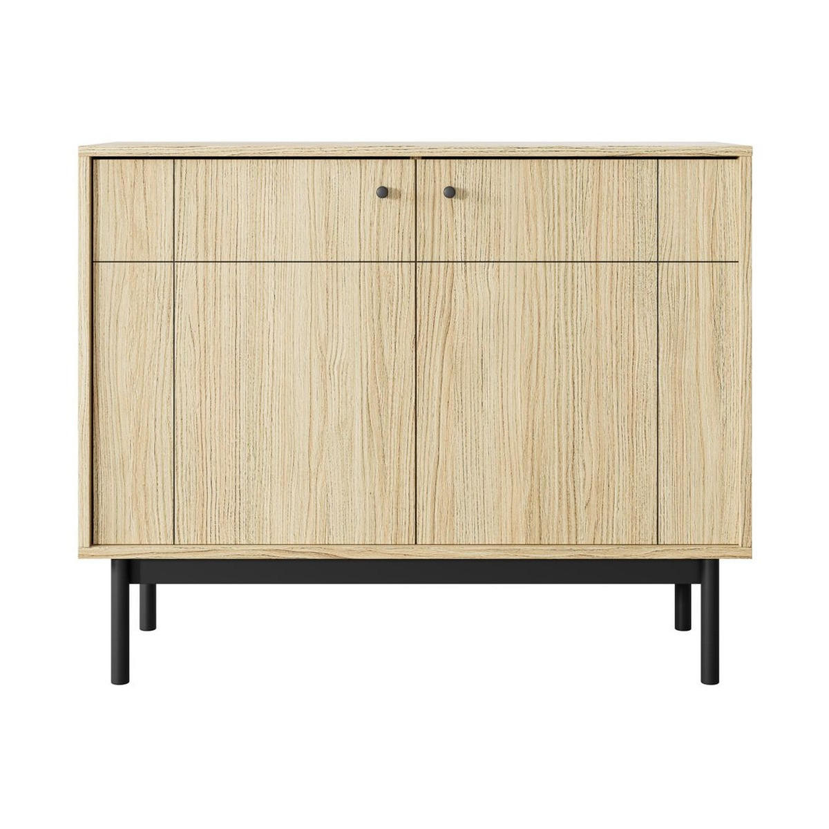 KOMMODE – K104 – 104 cm – JAPANDI – Eichefarben - Eichefarben, Holzwerkstoff (103.5/83.5/39cm) - hi-markt