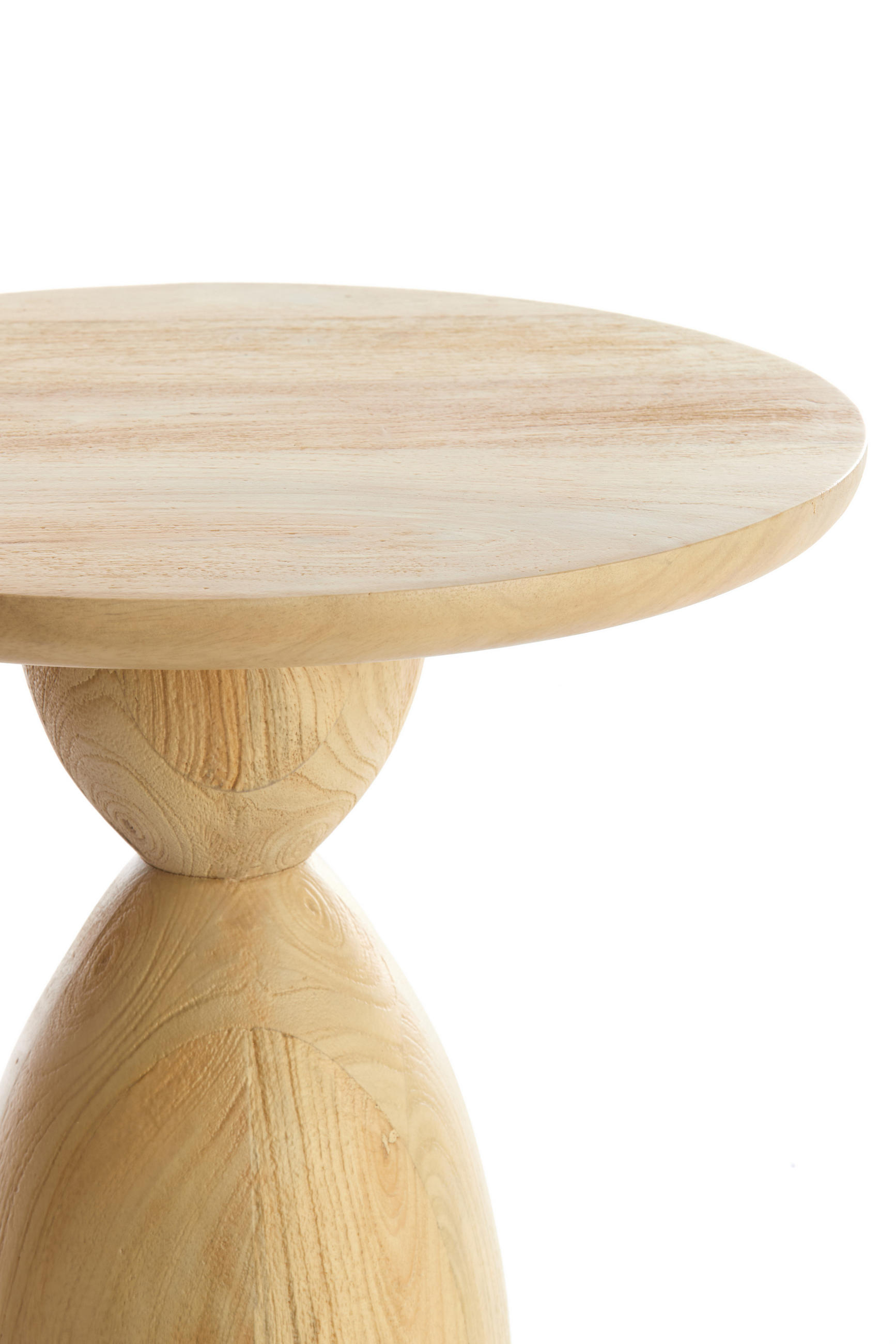 BEISTELLTISCH Torir Braun Ø40/50 cm - Braun, Holz (40/40/50cm) - Light & Living