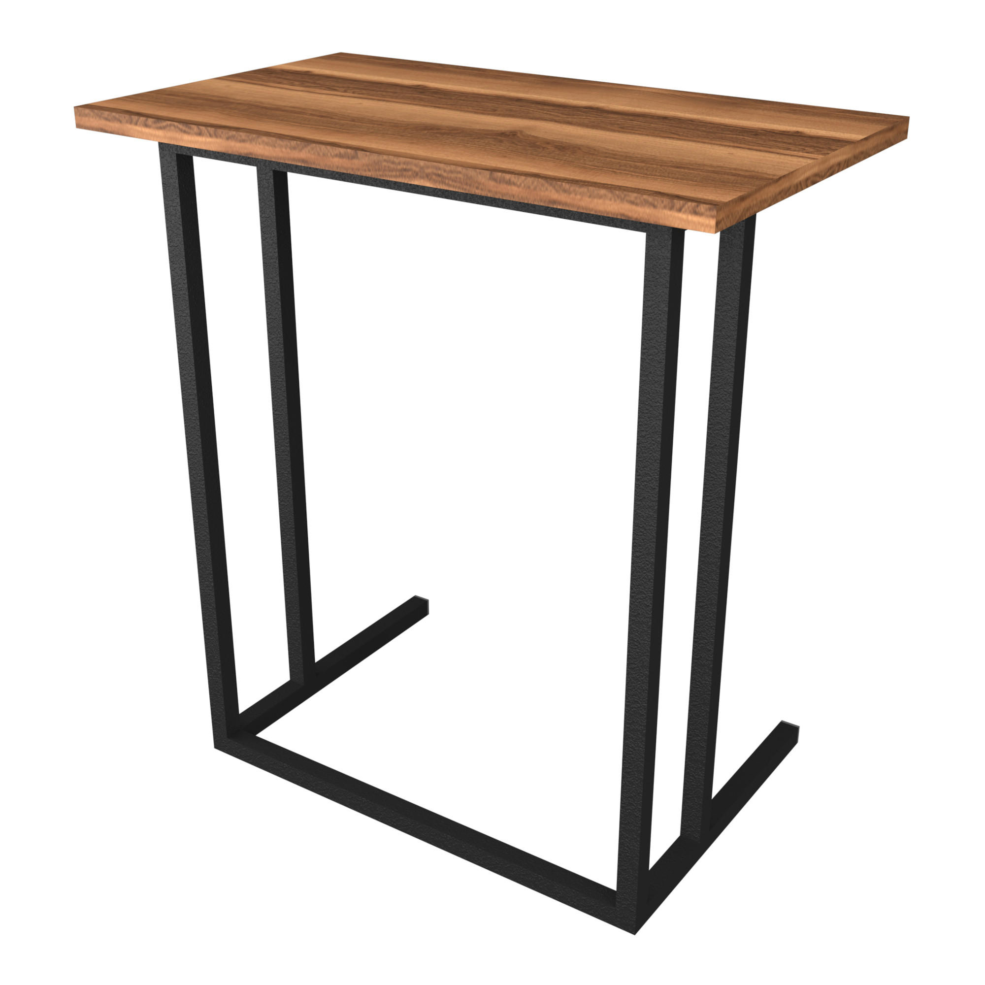 LAPTOPTISCH Högsby - Walnussfarben, Holzwerkstoff (36/60/66cm) - [en.casa]