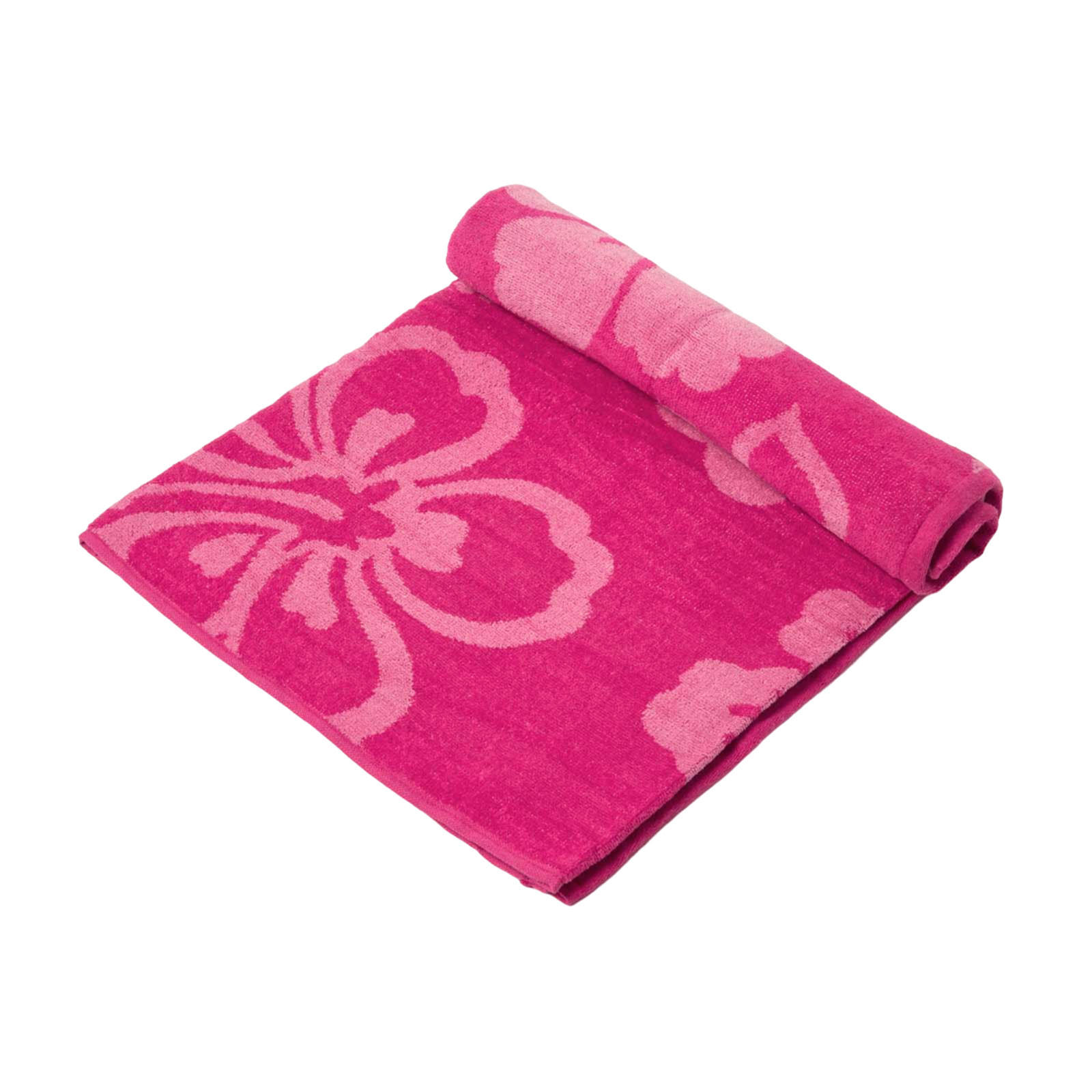 STRANDTUCH Blumen beere 70/150 cm - Beere, Textil (70/150cm) - Homescapes