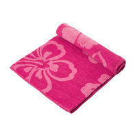 STRANDTUCH Blumen beere 70/150 cm - Beere, Textil (70/150cm) - Homescapes