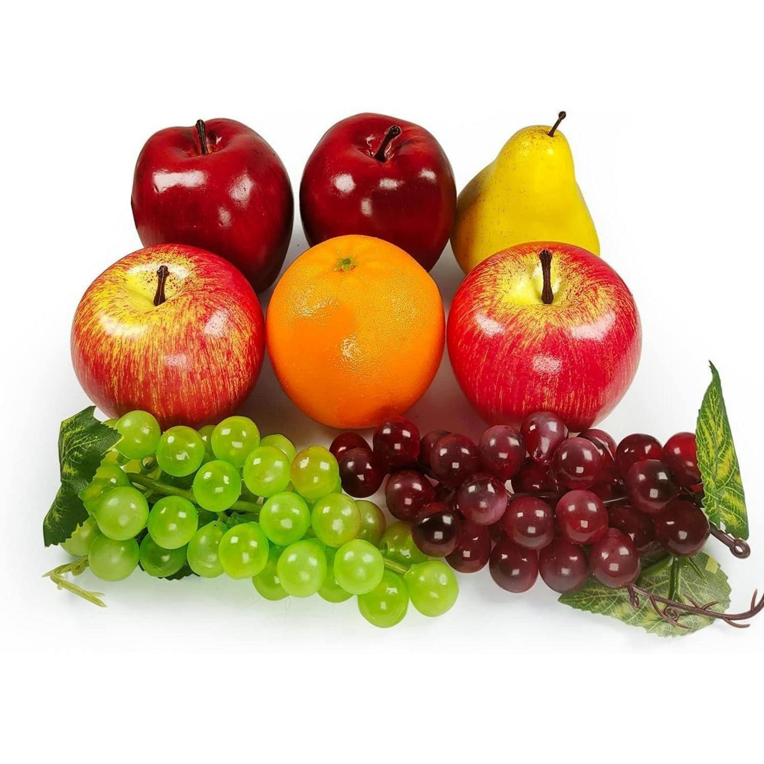 KÜNSTLICHE Früchte 8-teiliges Set - Multicolor, Kunststoff (10cm)
