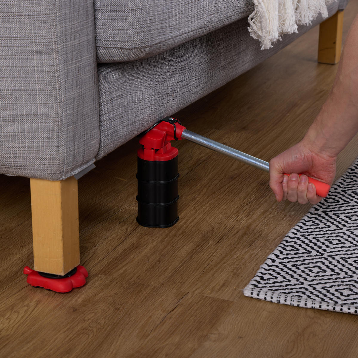 ZDVIHÁK nábytku - viacfarebná, kov/plast (34/7/7cm) - Relaxdays