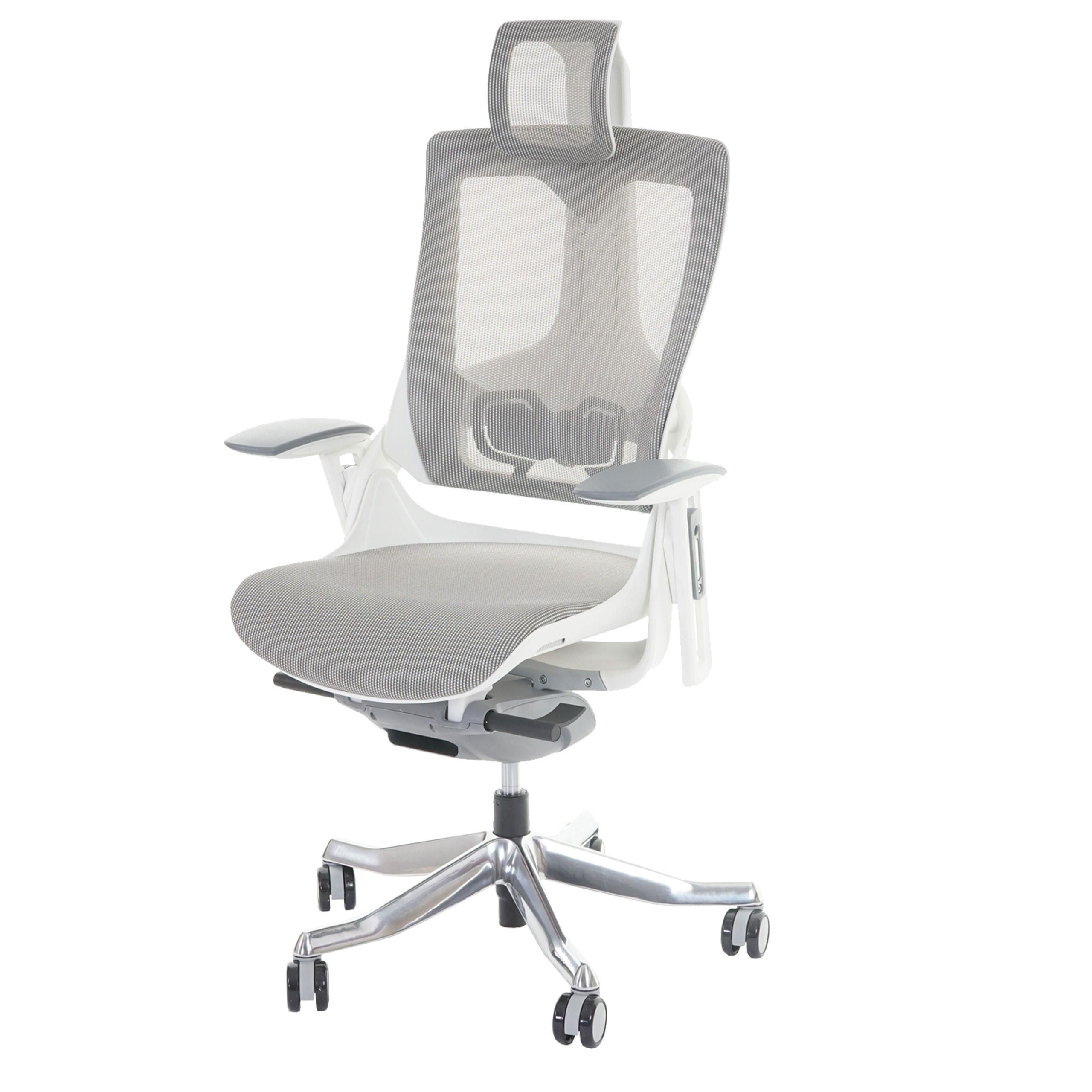 BÜROSTUHL MERRYFAIR Grau - Grau, Textil (75/138/68cm) - Jamb