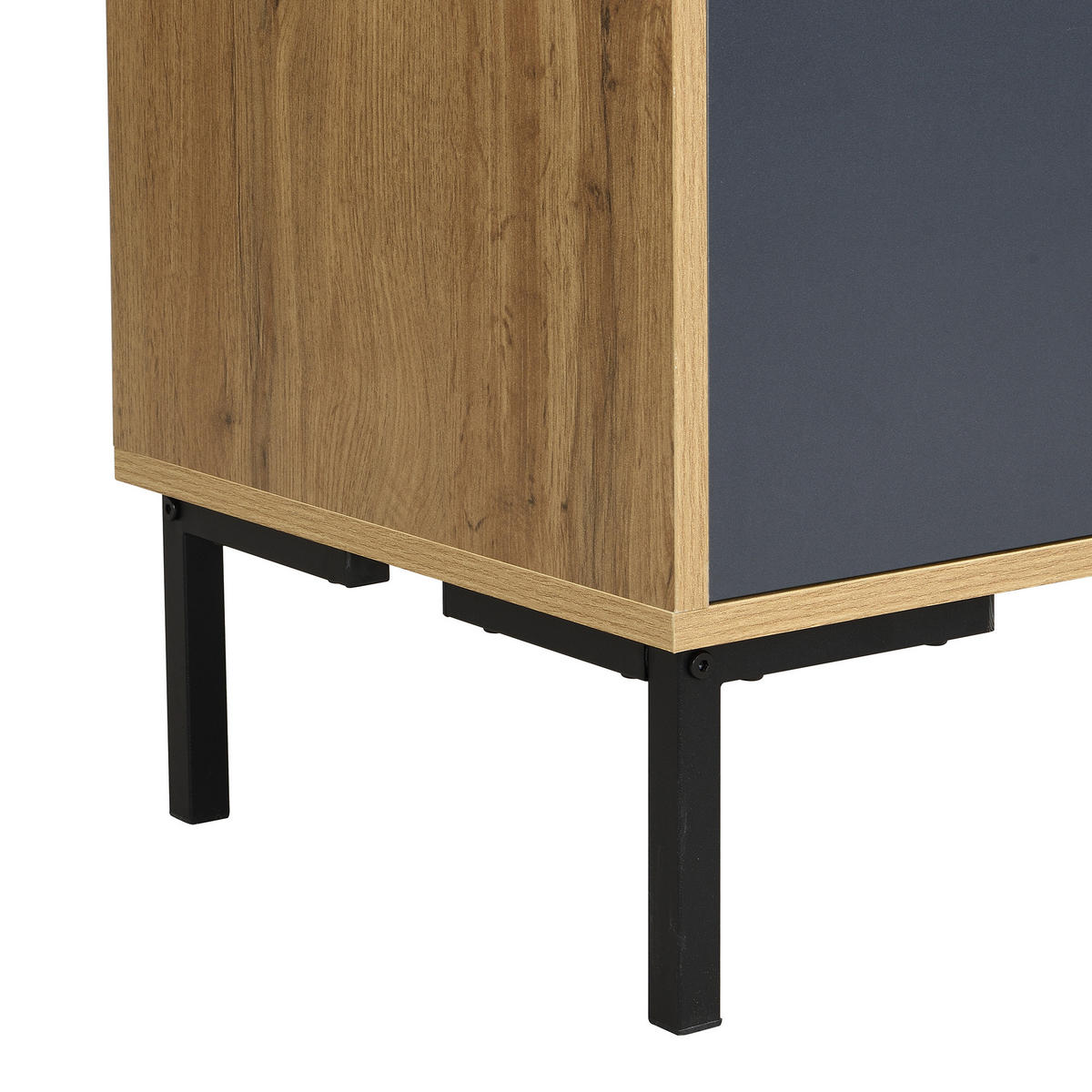 KLEIDERSCHRANK Schuhfach Regale Haken verstellbar modern - Naturfarben, Holzwerkstoff (40/190.05/100cm) - FLIEKS