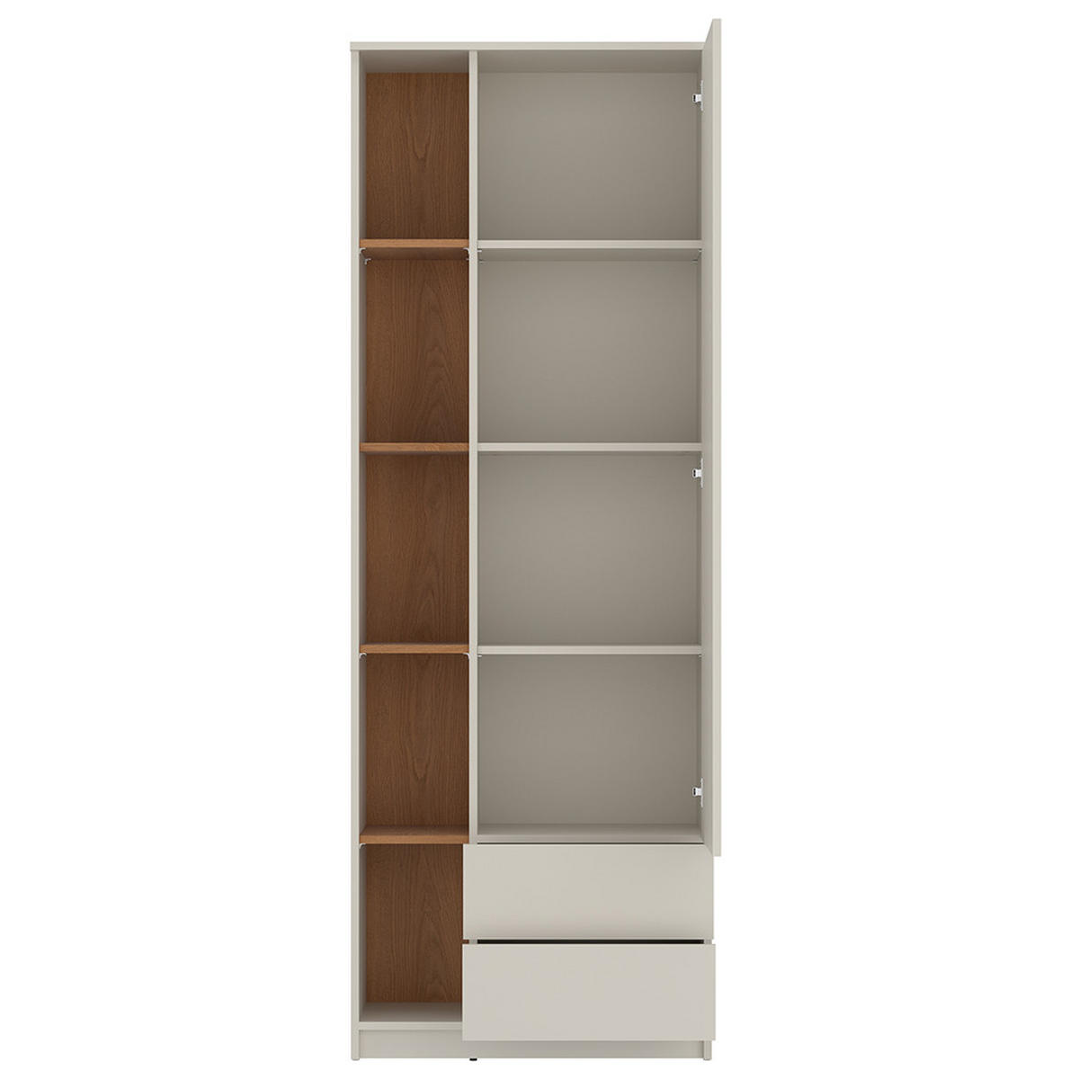 KLEIDERSCHRANK Fier-129 - Beige, Holzwerkstoff (73/205/40cm) - Lomado