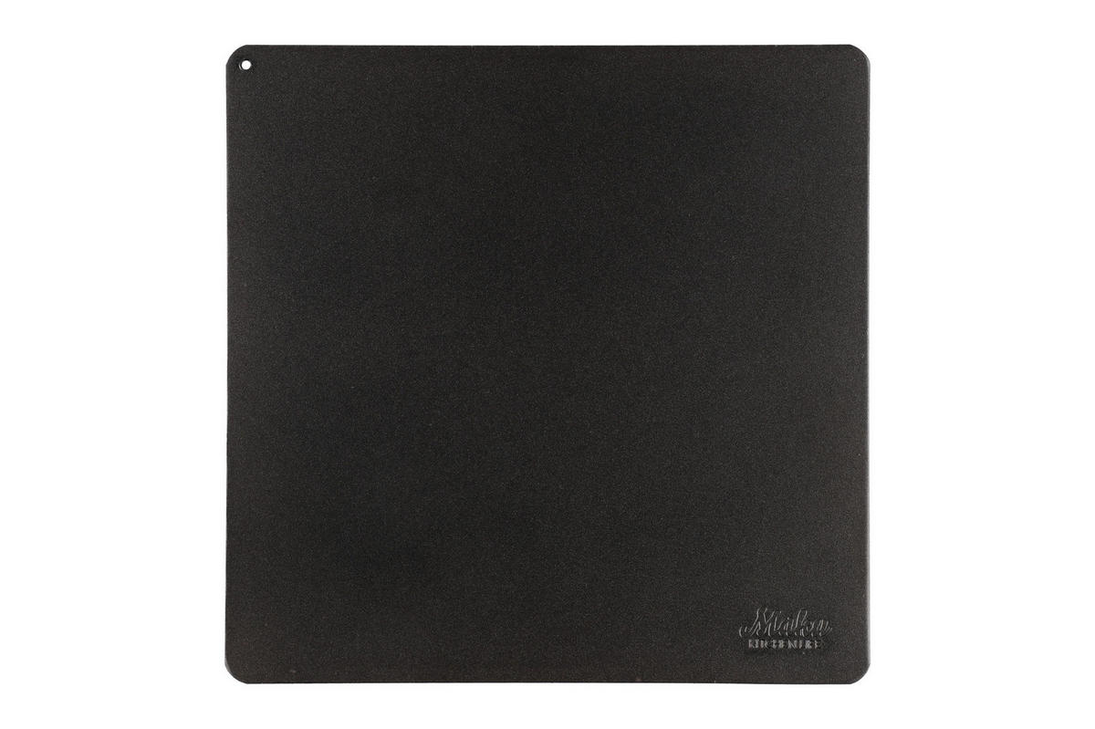 PIZZA-BACKSET Matte und Brett - Schwarz, Metall (37/2.5/39cm)