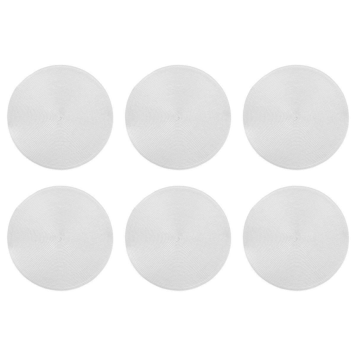 TISCHSET (6er Set) Ambiente - Hellgrau, Kunststoff (38/38cm) - Butlers