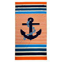 MIKROFASER-STRANDTUCH Galway 90x170 250g/m² - Orange, Textil (90/170cm) - LE COMPTOIR DE LA PLAGE
