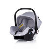 BABYSCHALE i-Size Aura grau gemustert (40-85cm) Gruppe 0+, Griff verstellbar, Gurt - Grau, Kunststoff (39/47/50cm) - Chipolino