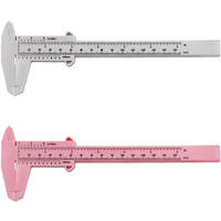MESSSCHIEBER - zweiteiliges Set (weiß, rosa) - Multicolor, Kunststoff (21/7.5/1cm) - DCA
