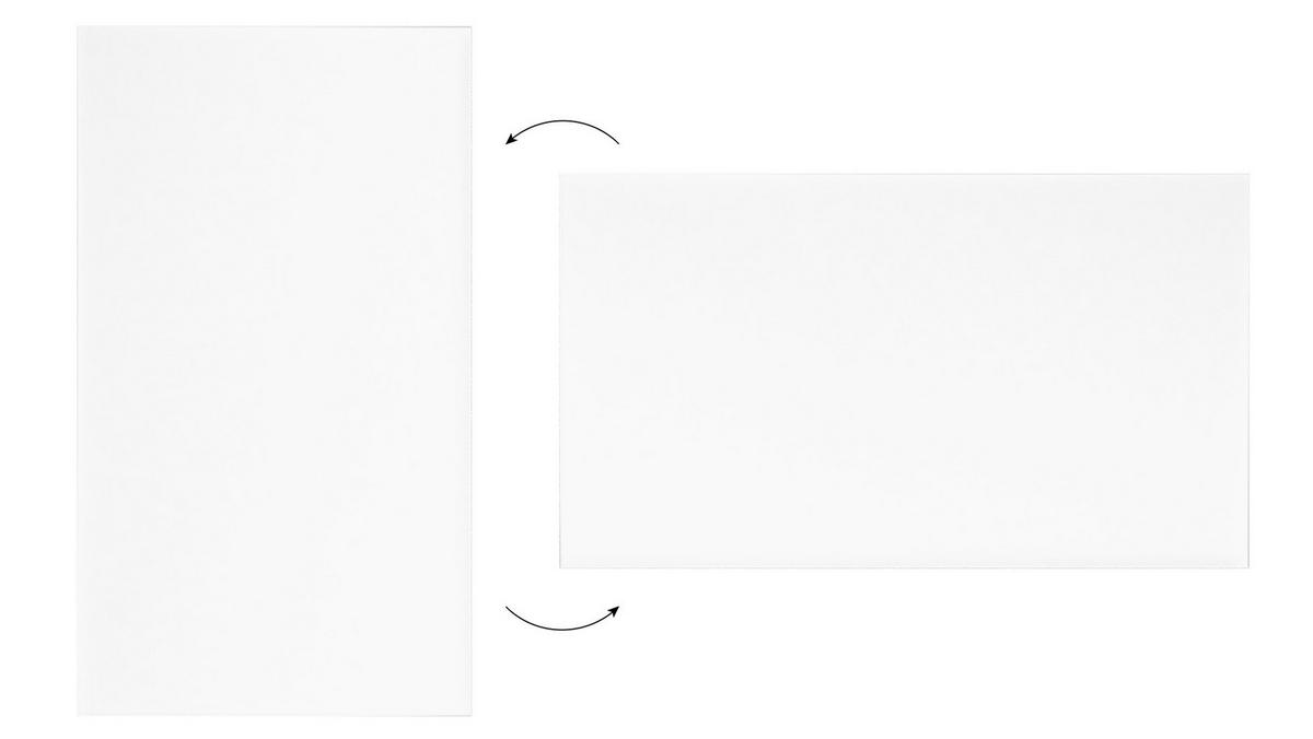 GLASTAFEL – matt magnetisch, 140x80 cm - Weiß, Glas (140/80/0.7cm) - ALLboards