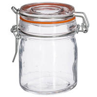 EINMACHGLÄSER 8er-Set mit Silikondichtung und Bügelverschluss, Glas, 150 ml - Transparent, Glas (0.15L) - 5five Simply Smart