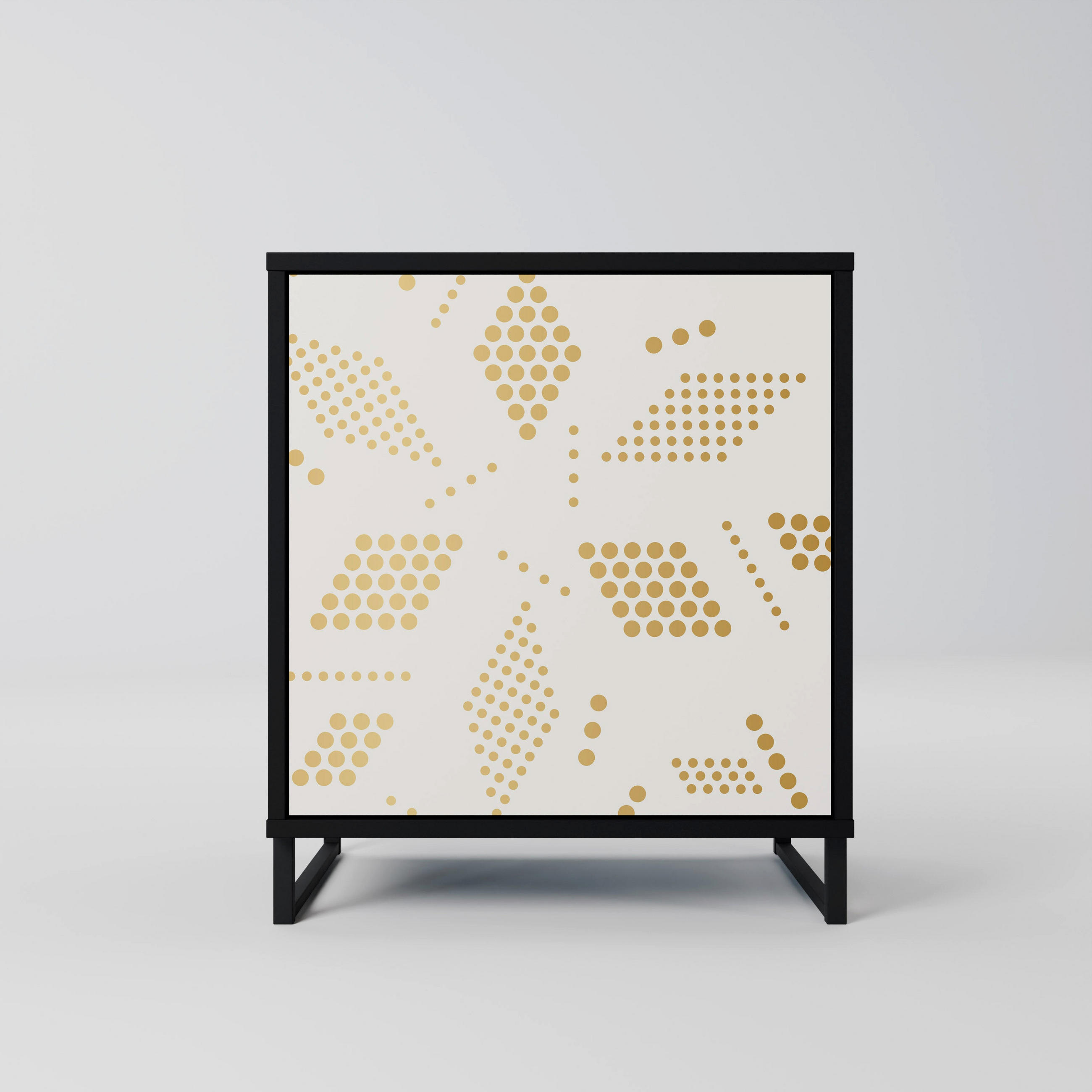 SpaceRebels Sideboard Schwarz 57.5x67.5x42 cm