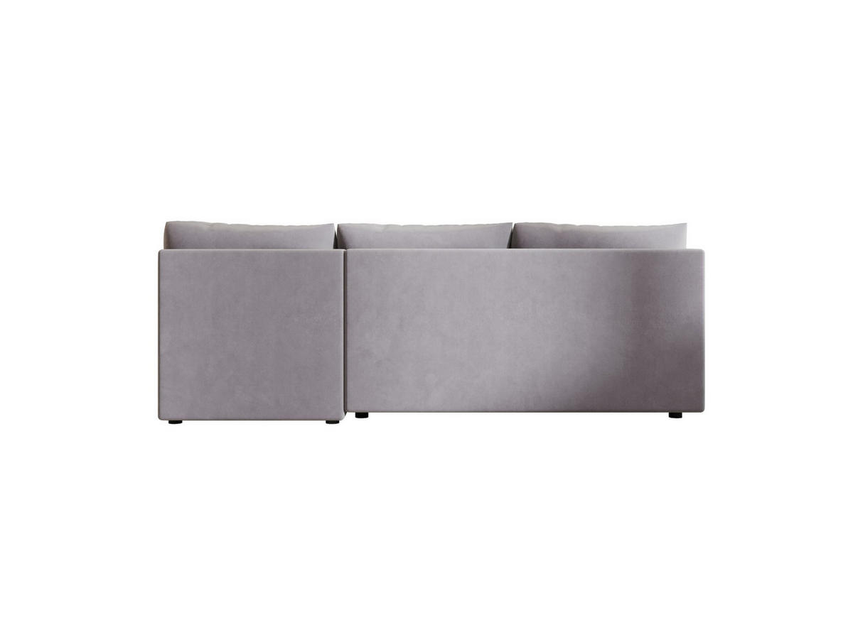 ECKSOFA MOS L BIS Itaka 50 Rechts mit Schlaffunktion - Grau, Textil (220/143cm) - Bedante