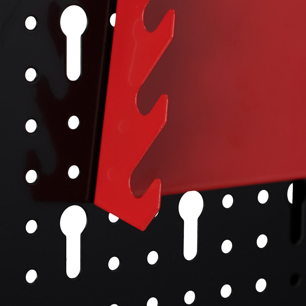 3XWERKZEUGWAND - Schwarz, Metall (39/60/2cm) - Relaxdays