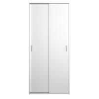 KLEIDERSCHRANK, Space, Weiß, Holzwerkstoff, 78 x 49 x 176 cm - Weiß, Holzwerkstoff (78/176/49cm) - ebuy24