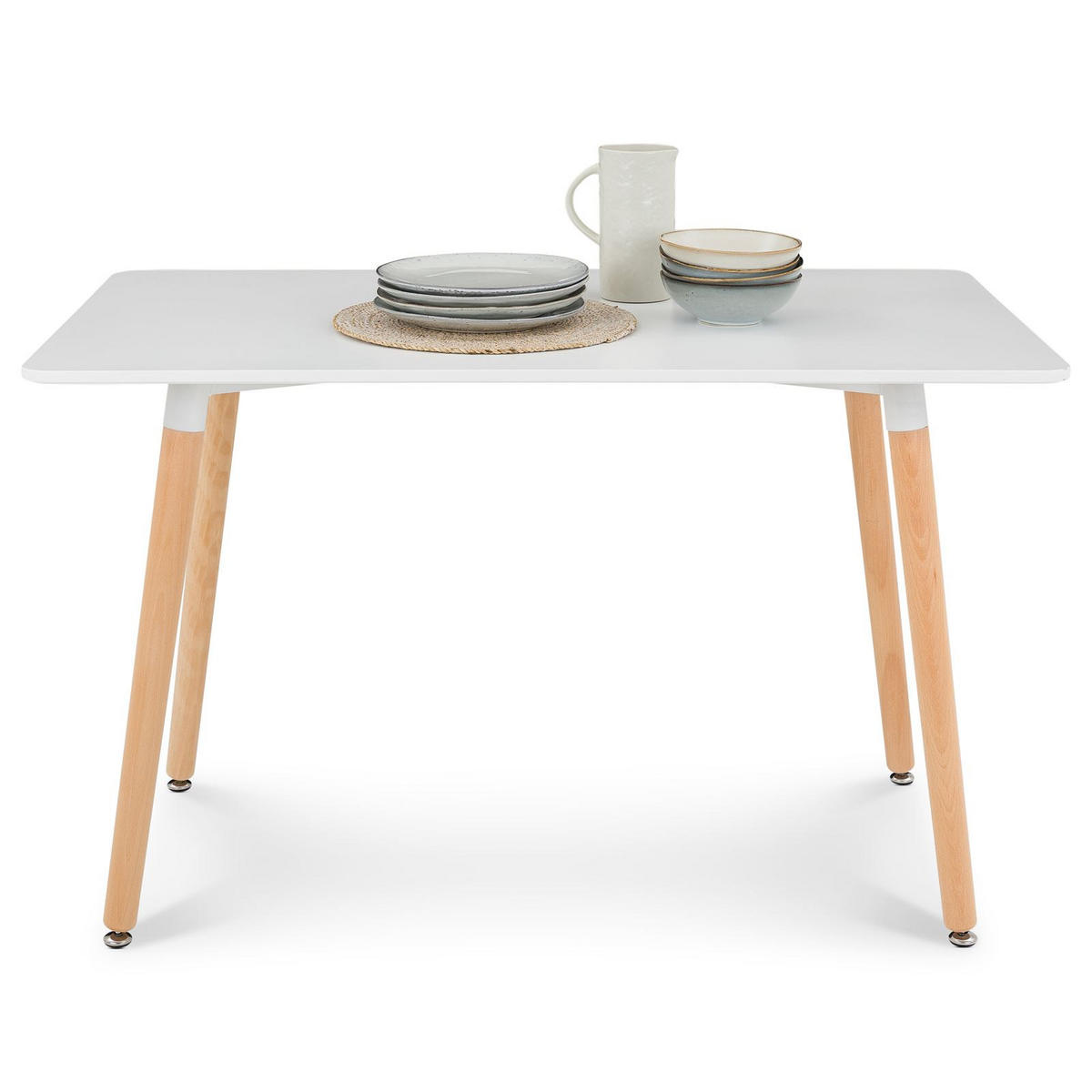 ESSTISCH SHANNON weiß - Weiß, Holz/Holzwerkstoff (70/120/75cm) - IDIMEX