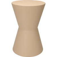 SEITENTISCH für Sofa Tome Sand 29/29/45 cm - Gelb, Metall (29/29/45cm) - Home Styling Collection
