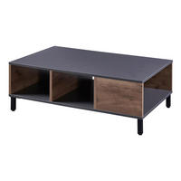 COUCHTISCH Leppävirta 33/90/60 cm - Schwarz, Holzwerkstoff (60/90/33cm) - [en.casa]