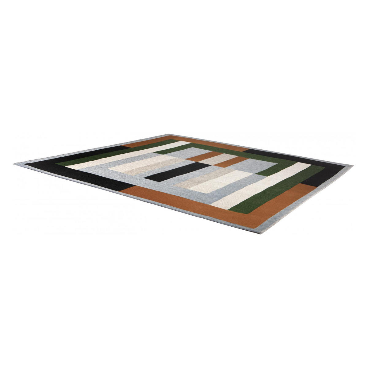 OUTDOOR-TEPPICH Jason multico 200 x 200 cm - Multicolor, Textil (200/200cm) - Vivaraise