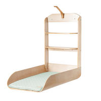 WANDWICKELREGAL roba Style Frosty green - Naturfarben, Holzwerkstoff (49/85/76.5cm) - Roba