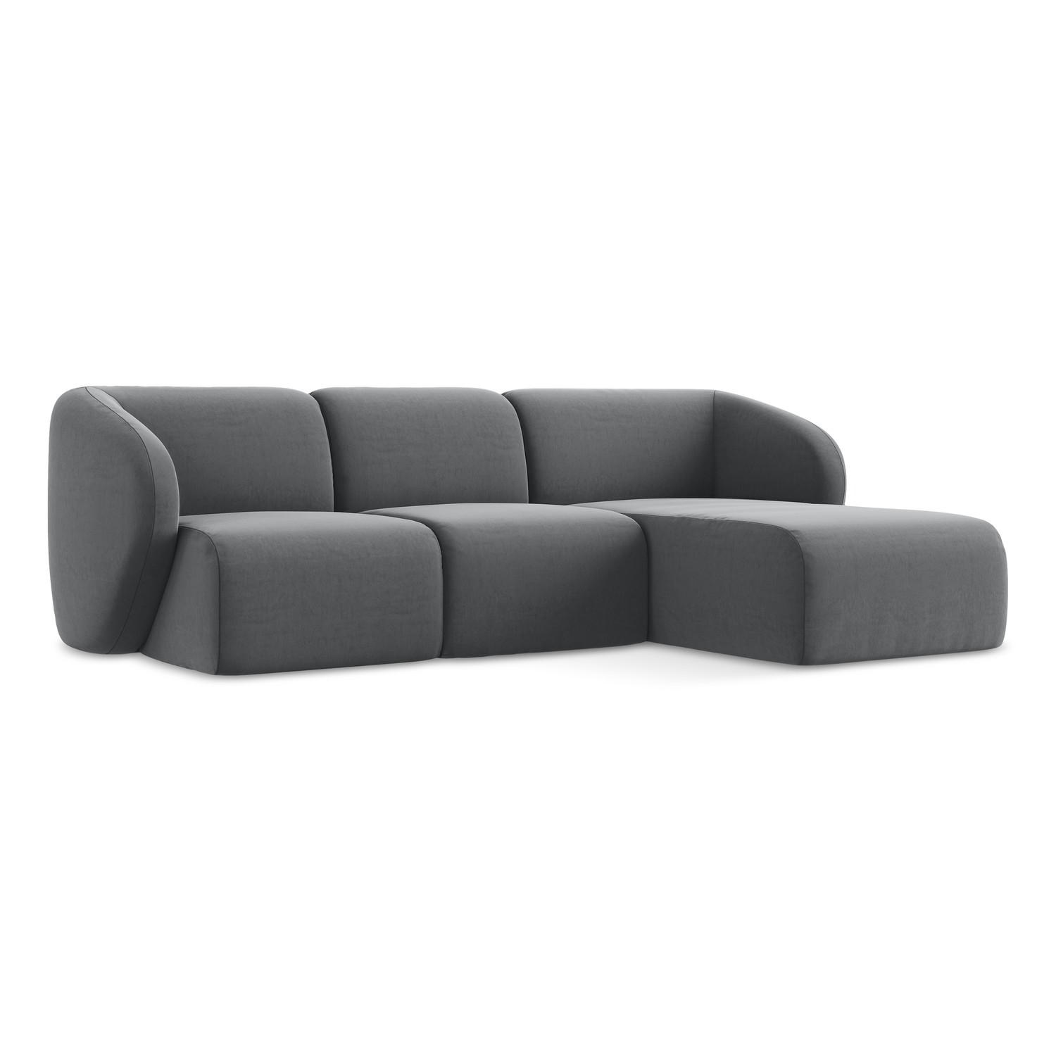 LaMiaSofa Ecksofa Edelstahl 248x166 cm