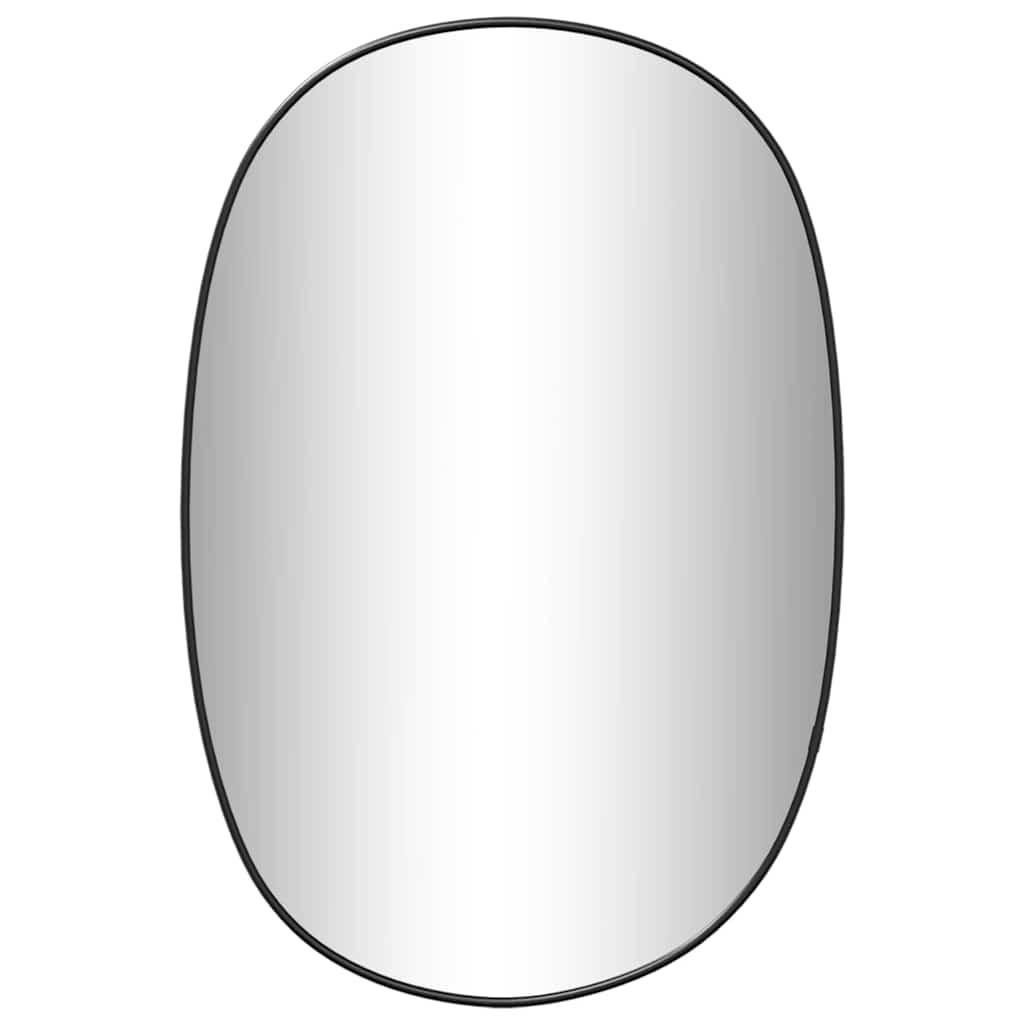 WANDSPIEGEL Schwarz 60x40 cm - Schwarz, Glas (40/60/1cm) - furnicato