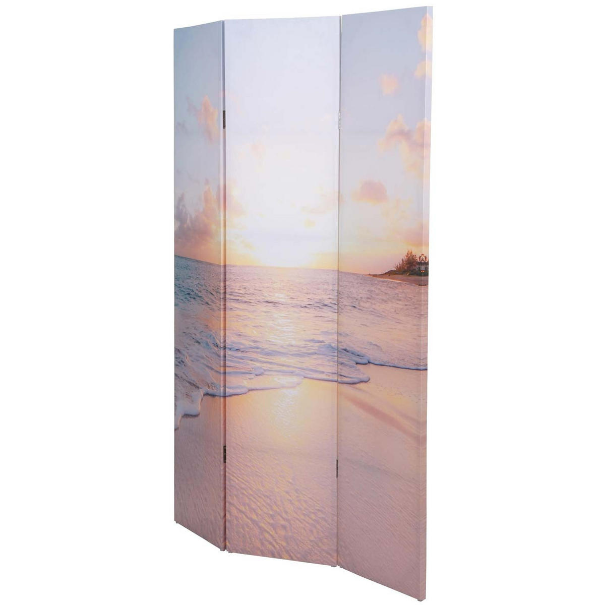 FOTO-PARAVENT Altrosa, Gelb - Gelb/Altrosa, Holz (121/180/2cm) - MCW