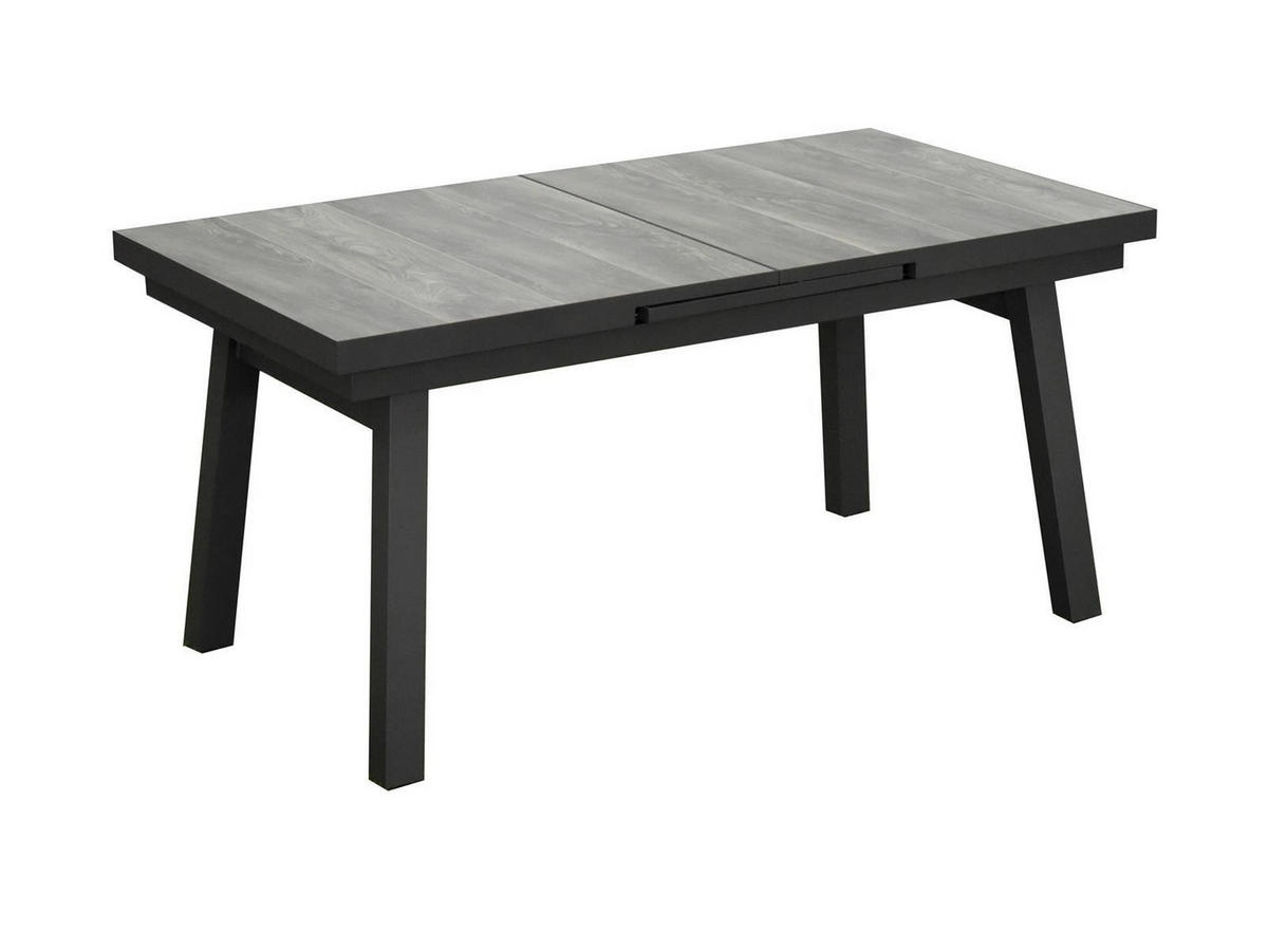 GARTENTISCH Sydney Aluminium ausziehbar,160-210/90/75 cm - Grau, Kunststoff (160/90/77cm) - bellavista - Home & Garden