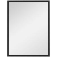 WANDSPIEGEL DE-14351 rechteckig mit schwarzem Rahmen Schwarz - Schwarz, Glas (60/80/2cm) - ComfortXL