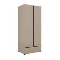 ŠATNÍKOVÁ SKRIŇA 2 dvere Lilia Krtko - taupe, kompozitné drevo (89/210/59.5cm) - Petits-meubles