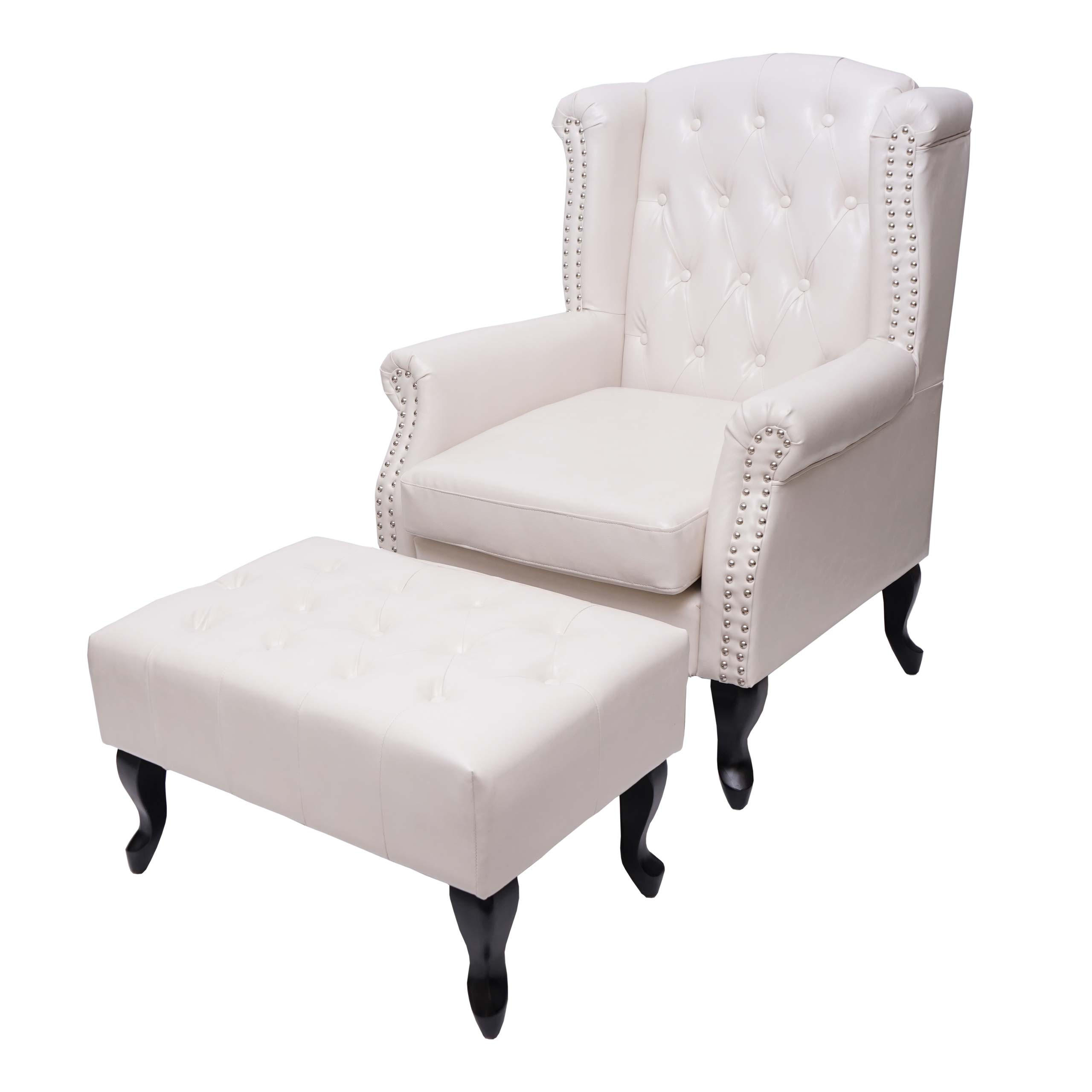 RELAXSESSEL Cremeweiß - Weiß, Textil (75/102/80cm) - MCW