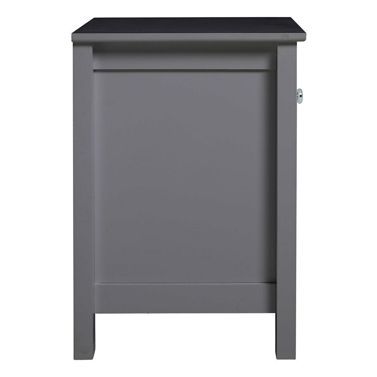 NACHTTISCH 28/30/45 cm Schublade Fach MDF Grau - Grau, Holzwerkstoff (28/45/30cm) - Livingandhome