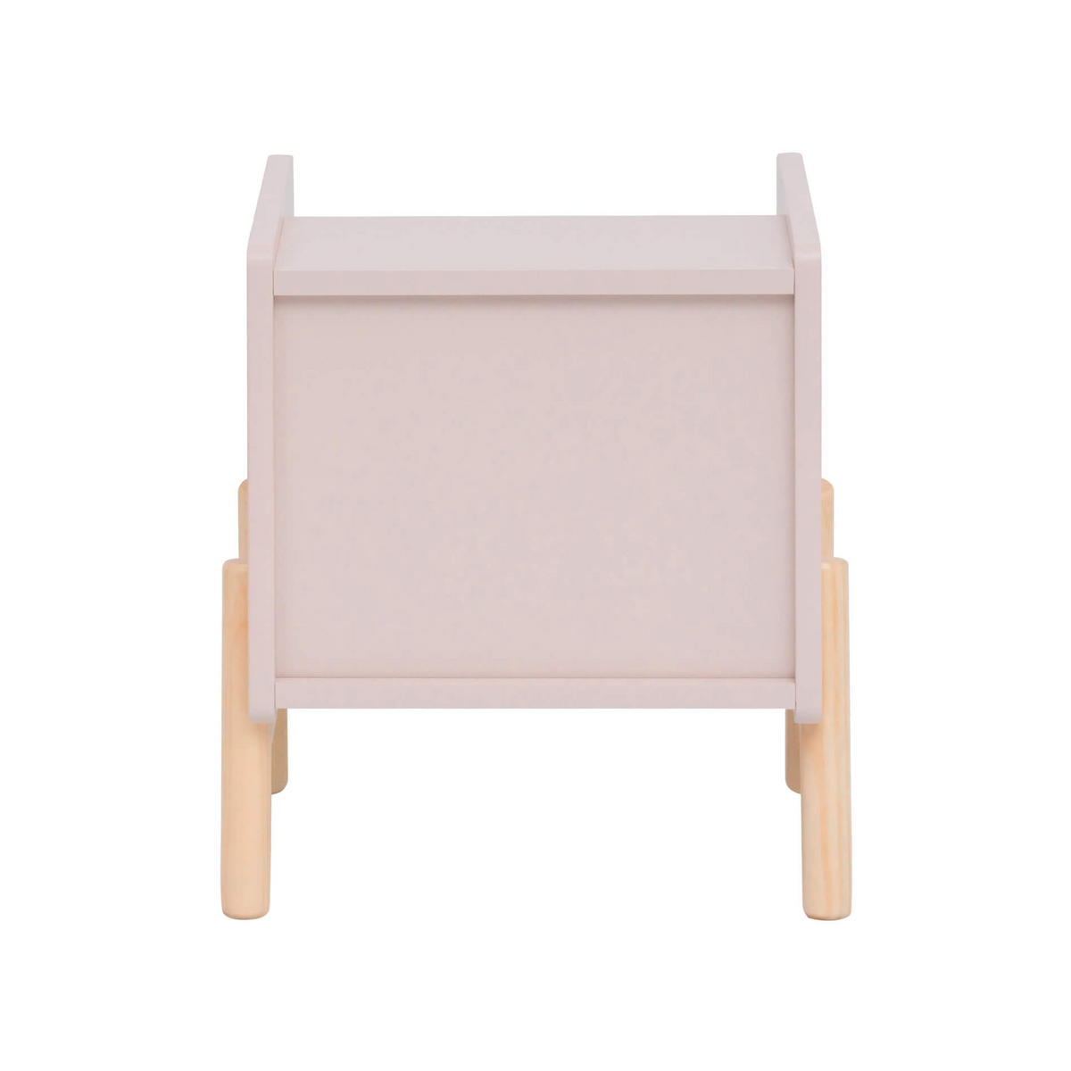 KINDERNACHTKÄSTCHEN Rosa 49/43/30 cm - Pink, Holzwerkstoff (40/49/30cm)