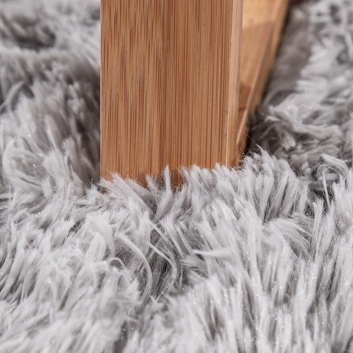 HOCHFLORTEPPICH 80/150 cm Silky 591 - Silberfarben, Textil (80/150cm) - Paco Home