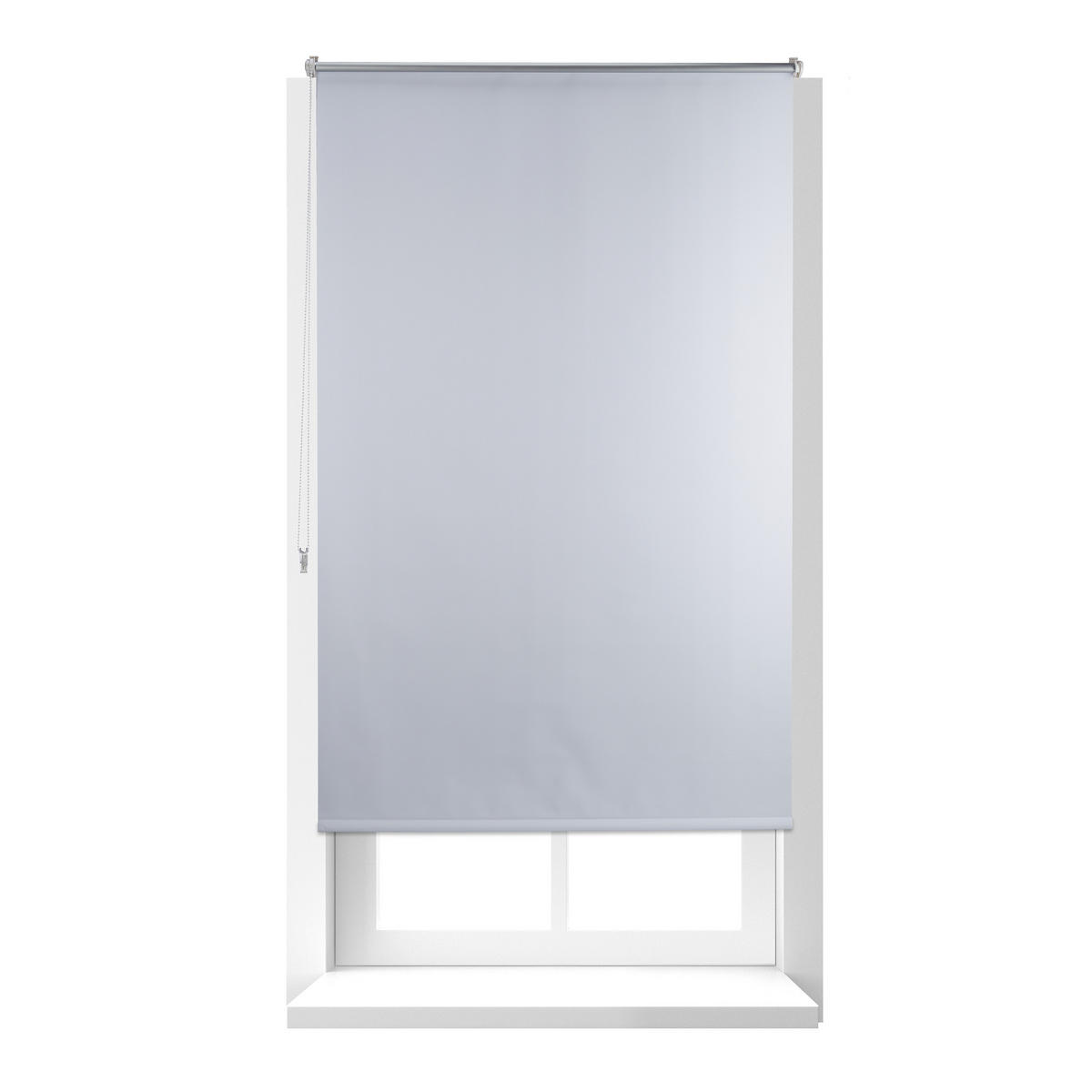 VERDUNKLUNGSROLLO - Weiß, Kunststoff/Textil (100/160/3.5cm) - Relaxdays