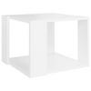 COUCHTISCH Weiß 40x40x30 cm Holzwerkstoff - Weiß, Holzwerkstoff (40/40/30cm) - furnicato