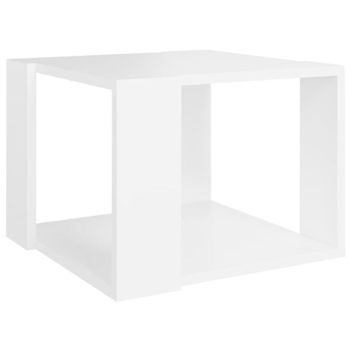 COUCHTISCH Weiß 40x40x30 cm Holzwerkstoff - Weiß, Holzwerkstoff (40/40/30cm) - furnicato