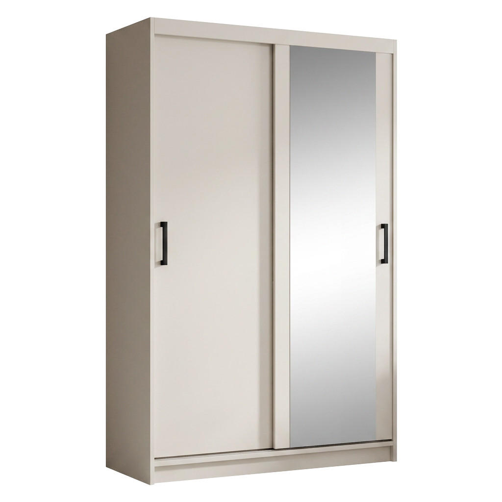 SCHWEBETÜRENSCHRANK Hela mit 2 Türen und Schubkasteneinsatz, 100 cm, Kaschmir - Kaschmir, Holzwerkstoff (100/205/60cm) - Beautysofa