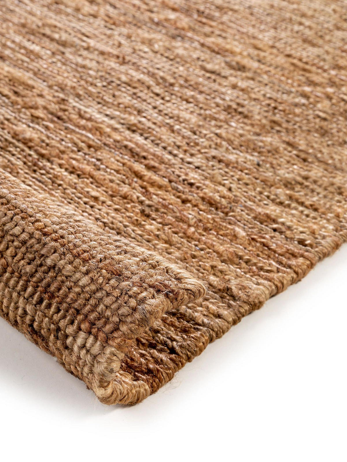 JUTETEPPICH Cosmo Hellbraun 70x200 cm - Braun, Naturmaterialen (70/1cm) - KUNSTLOFT