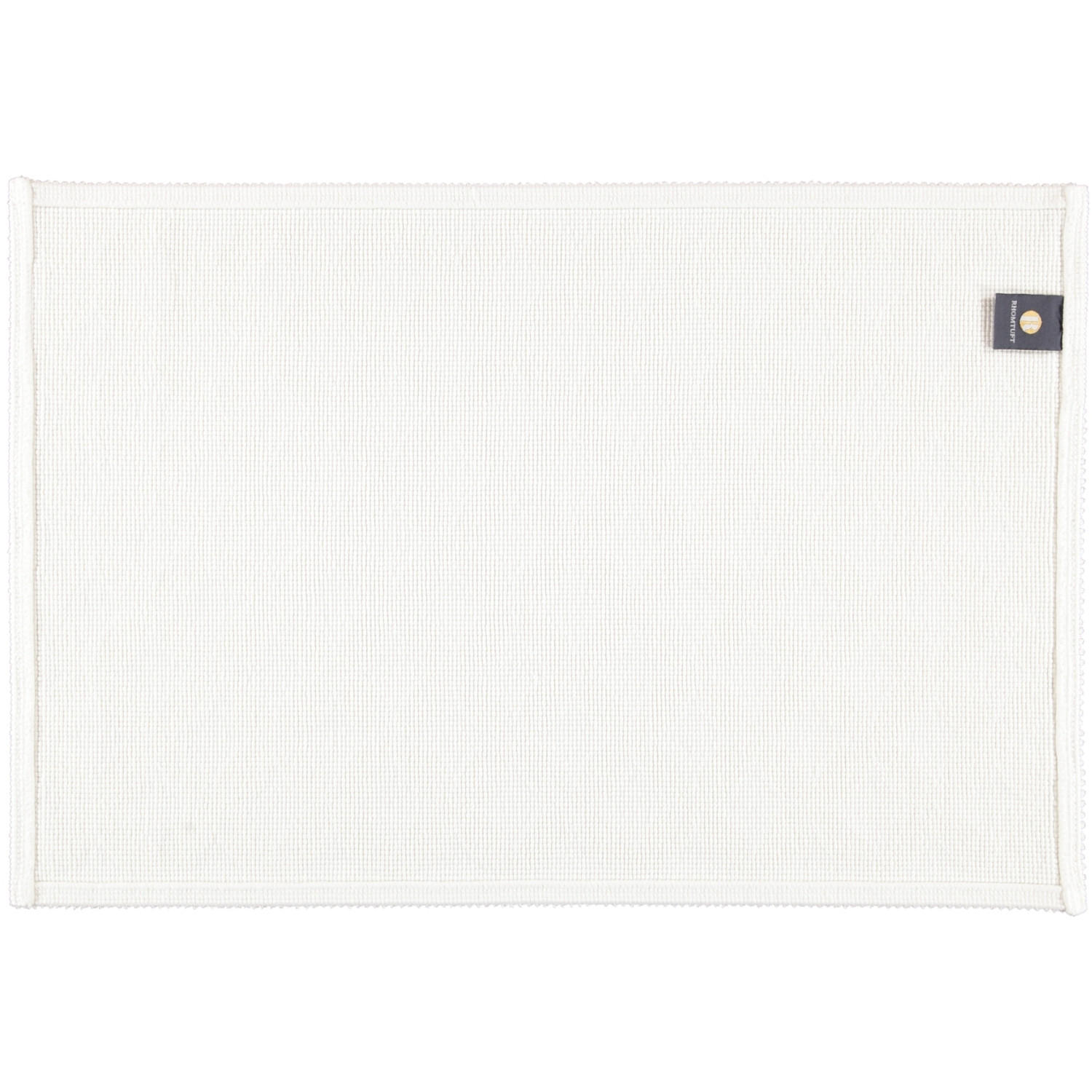 BADEMATTEN SEASIDE WEISS - 01 - Weiß, Textil (60/90cm) - Rhomtuft