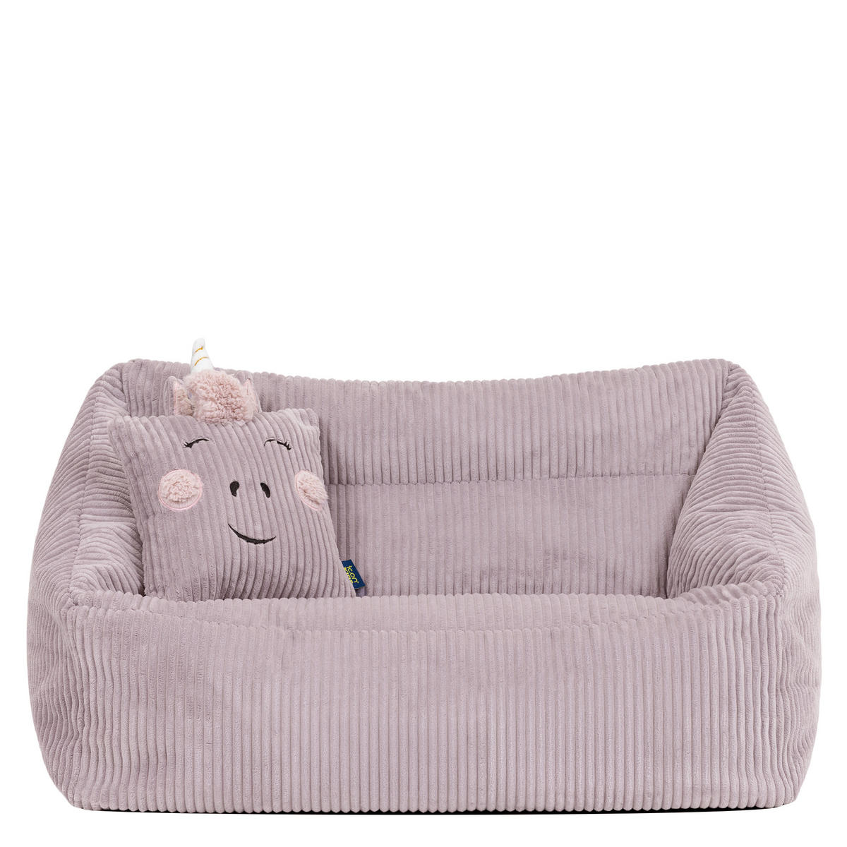 KINDERSITZSACK Sofa Cecilia mit Animalkissen - Flieder, Textil (95/50/55cm) - icon