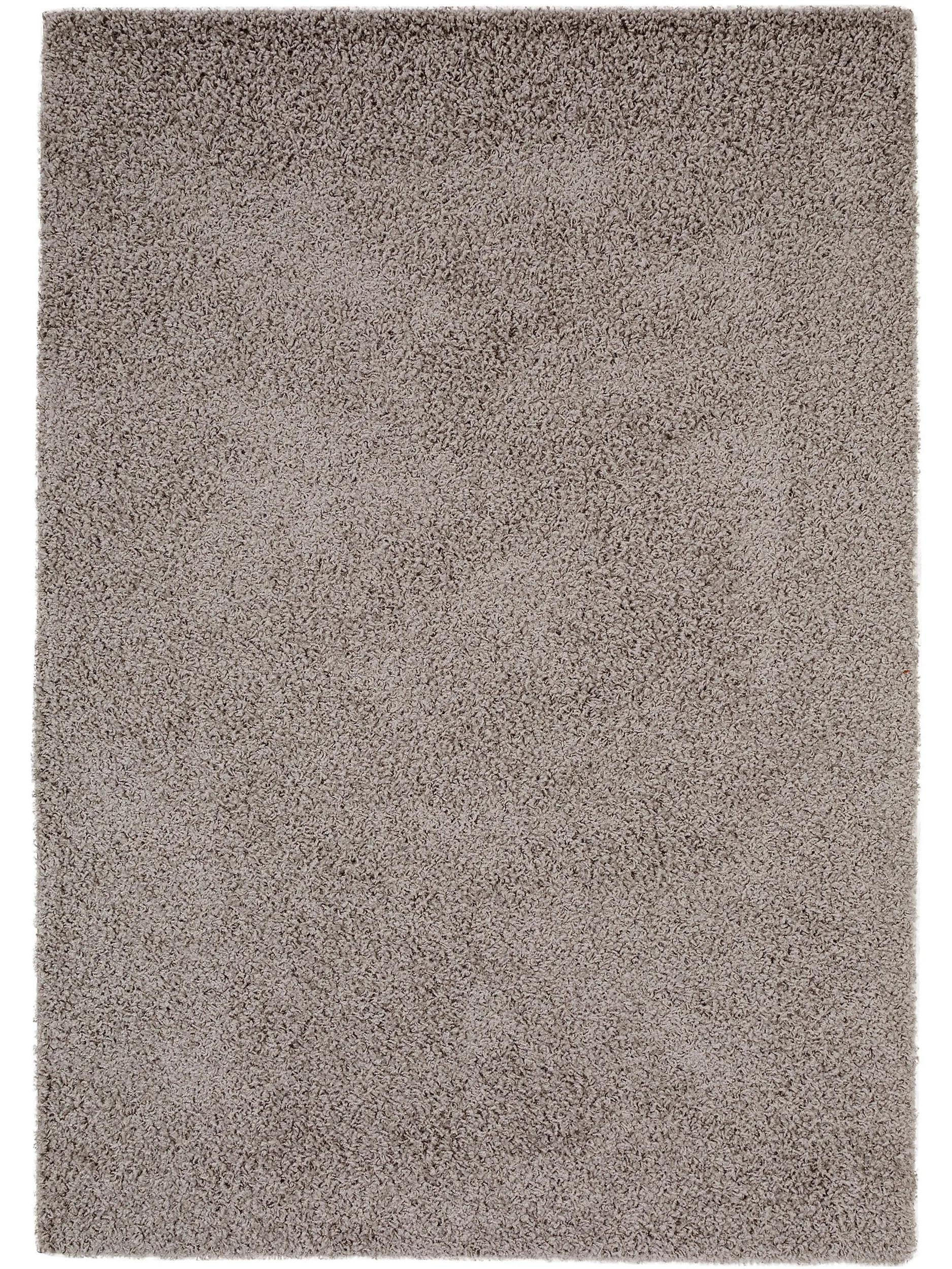 benuta Hochflorteppich Grau 120x170 cm