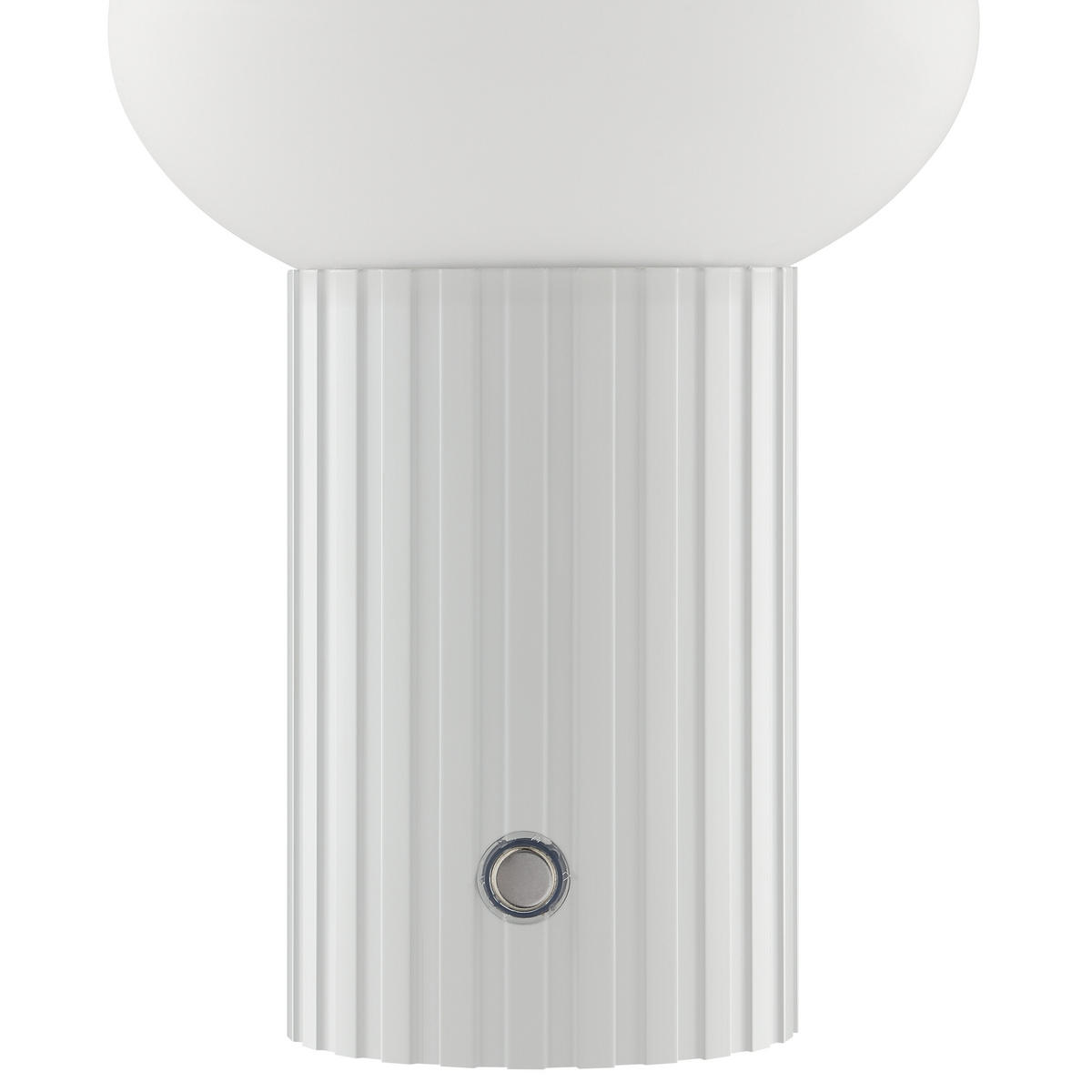 TISCHLEUCHTE Venti Weiß 12/12/18 cm - Weiß, Kunststoff (12/12/18cm) - Brilliant