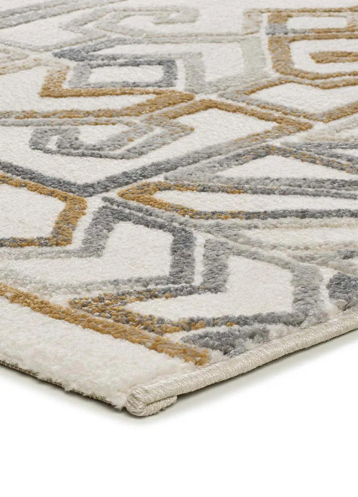 KURZFLORTEPPICH Creme / Mehrfarbig Amara 200/290 cm - Multicolor/Creme, Naturmaterialien/Textil (200/290cm) - Atticgo